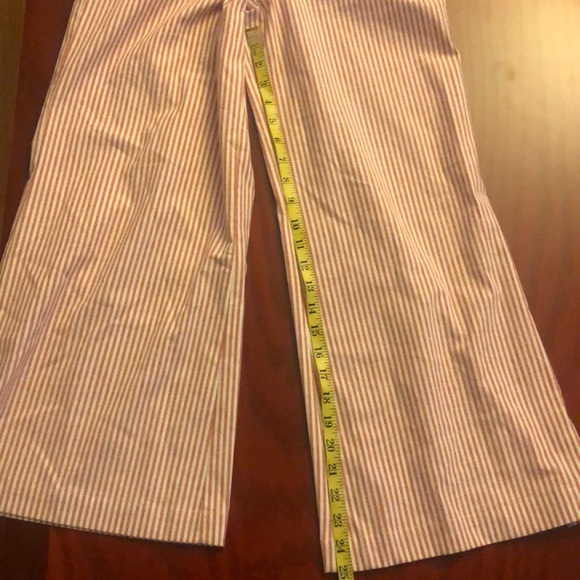 Red striped Jumpsuit with bow tie - Picture 7 of 8